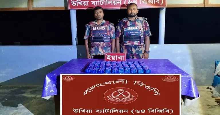 উদ্ধার করা ইয়াবা